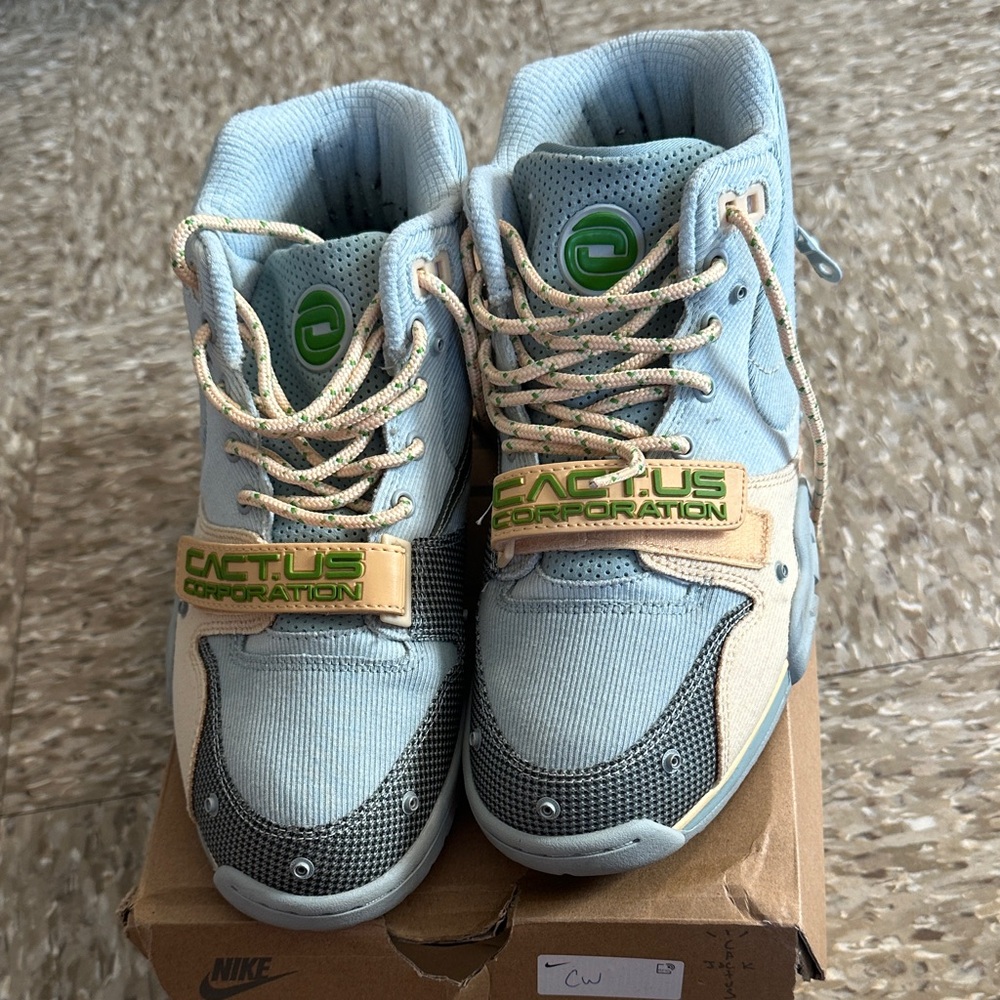 Travis Scott Air Trainer Cactus Corporation Sneakers. - Picture 3 of 12